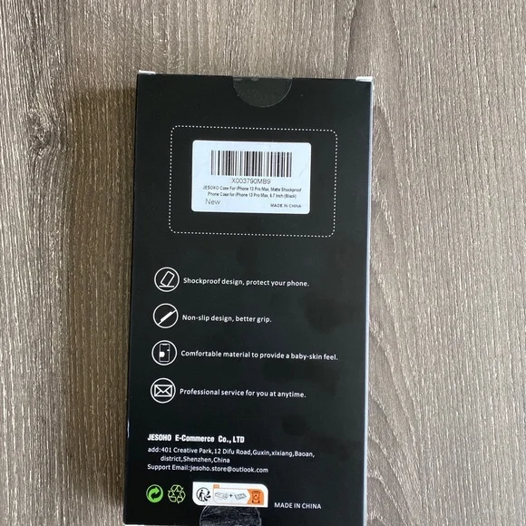 Shockproof Case For iPhone 13 Pro Max Black Translucent Matte - Picture 4 of 4